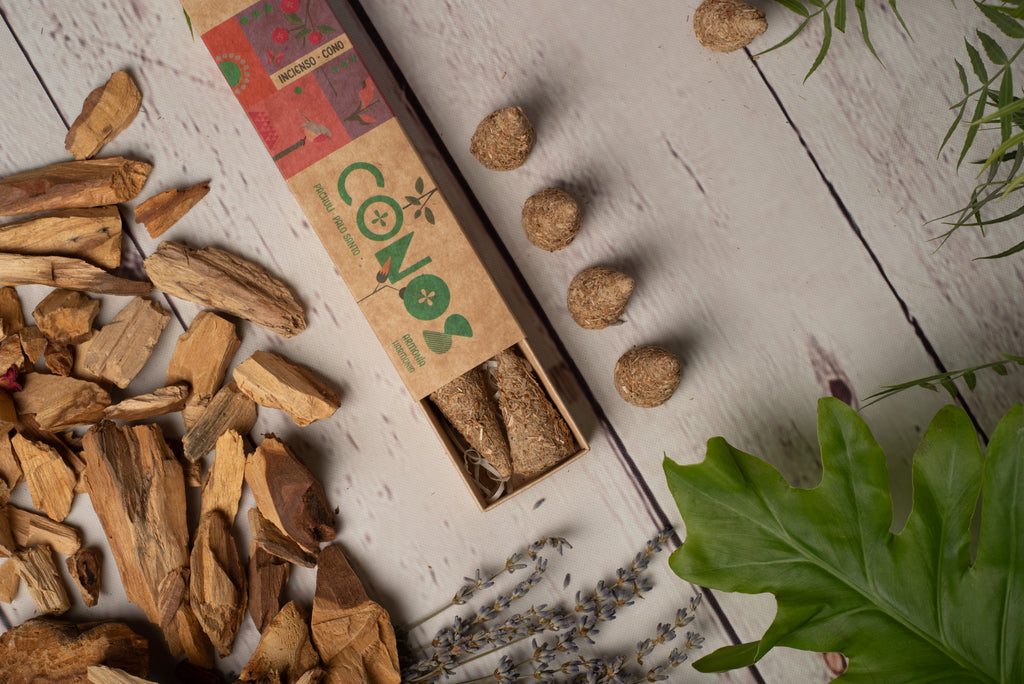 Sagrada Madre Kūginiai Smilkalai – Pačiulis ir Palo Santo
