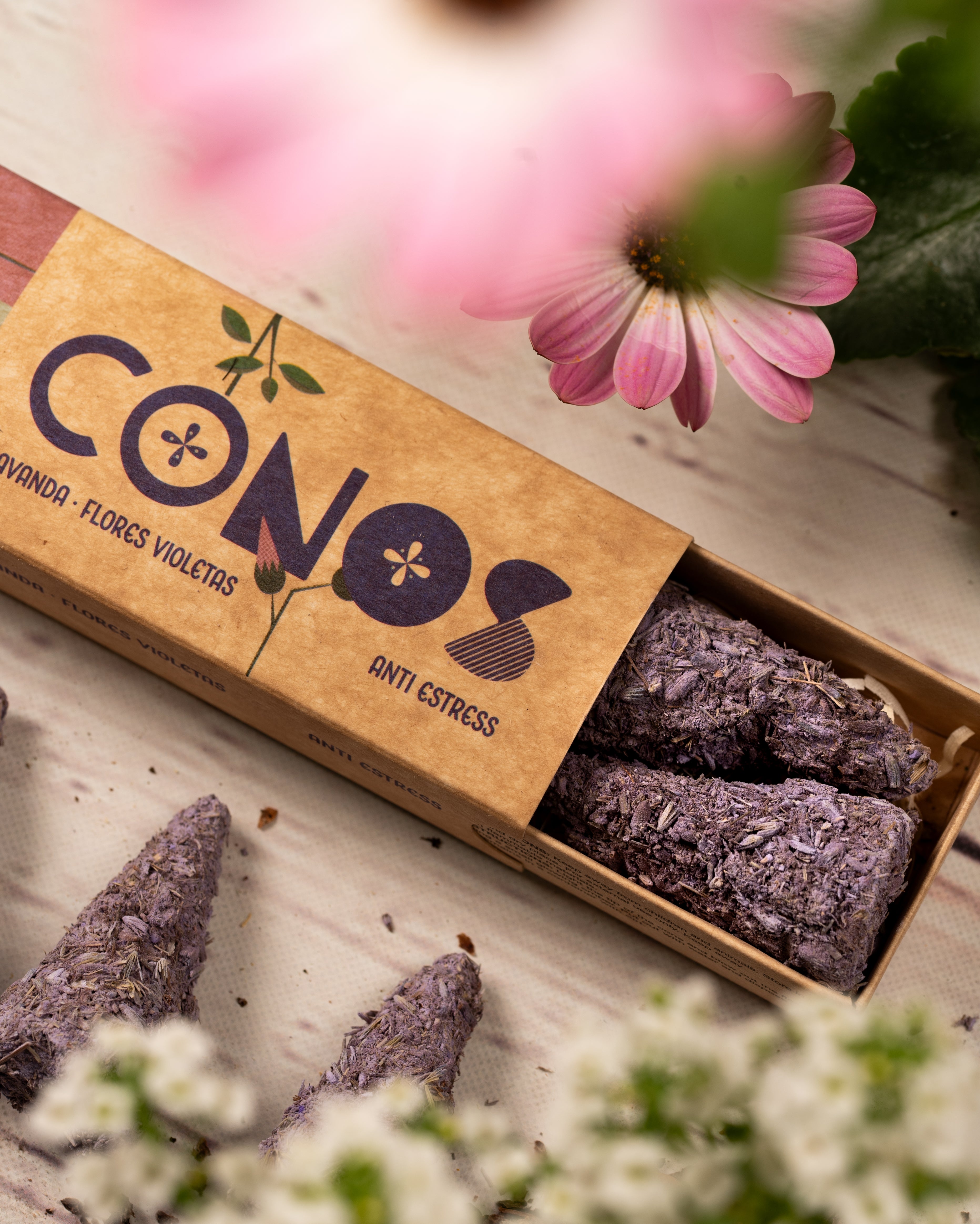 Sagrada Madre Kūginiai Smilkalai – Levandos ir Violetos